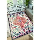 Adobe Şönil Cotton Multicolor Carpet (150 x 230)