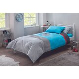  Biconcept blue (160x220 cm) bluegreyred young quilt cover set Cene