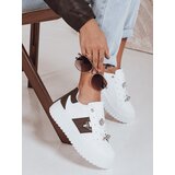 DStreet Sneakersy damskie na platformie białe | shoptok.hr