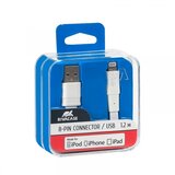 Riva Case podatkovni kabel VA6001 WT12 Lightning 1,2m za iPhone X, iPhone 7, iPhone 6, iPhone SE, iPhone 5 Cene