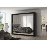 ADRK GARDEROBNA OMARA CHESTER 250 CM (VEČ BARV)-Črna | Shoptok.si