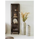 House Nordic Temno rjava vitrina v hrastovem dekorju 47x180x40 cm Zamora – | Shoptok.si