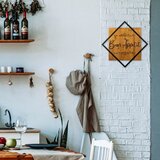 Wallity Zidna dekoracija Bon Appetit, 54x54 cm, Smeđe boje | ePonuda.com