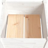  Vrtna sadilica bijela 40 x 40 x 70 cm od masivne borovine | Eponuda.ba