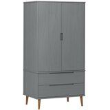  Ormar MOLDE sivi 90 x 55 x 175 cm od masivne borovine | shoptok.hr