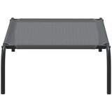 vidaXL Povišeni krevet za pse sivi 90x50x20 cm tekstil i čelik | shoptok.hr