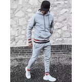 DStreet Light gray men's tracksuit AX0663 | Shoptok.si