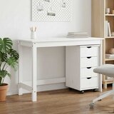  Set ormara za radne stolove 2 kom. Bijela Masivna borovina | shoptok.hr
