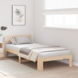 vidaXL postelja z vzglavjem 80x200 cm iz trdnega borovega lesa | Shoptok.si