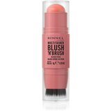 Rimmel London Multi-Tasker Blush'N'brush rumenilo u olovci s kistom nijansa 100 Cotton Candy 8 g | shoptok.hr