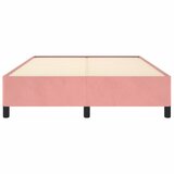  Okvir za krevet ružičasti 140x200 cm baršunasti | shoptok.hr