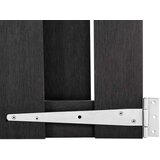  Vrata od WPC-a 100 x 112 cm siva | shoptok.hr