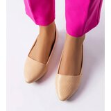 Gemre Beige elegant ballet flats Riel | Shoptok.si