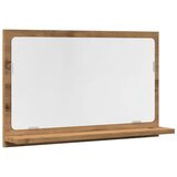 Maison Chic Kopalniška omarica - Kopalniški kabinet z ogledalom artisan hrast 60x11x37 cm les, (21794739) Cene