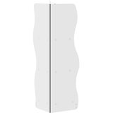  Kutna polica s policom Crna 34 x 33 x 102 cm Konstruirano drvo | shoptok.hr