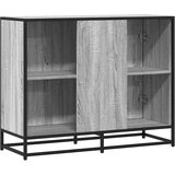 vidaXL Komoda Siva Sonoma 94x35x76 cm Konstruirano drvo | shoptok.hr