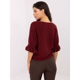 Italy Moda Sweater-IT-SW-99244.65-burgundy | Shoptok.si