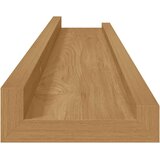  Stenska polica 2 pcs Rjava 60 x 9 x 3 cm Konstruiran les, (5000201183) | Shoptok.si