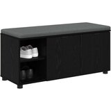  Klupa za hodnik s jastukom Crni hrast 100 x 38 x 46 cm | shoptok.hr