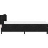  Boxspring - Krevet s oprugama i madracem Crni 100x200 cm Baršun Crna | shoptok.hr