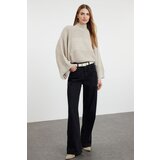 Trendyol stone basic hair knitted knitwear sweater Cene