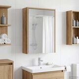  Kopalniška ogledalna omara s polico Oreh 43 x 16 x 62.5 cm, (5000232871) | Shoptok.si