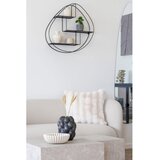 House Nordic Crna metalna polica s više razina 60 cm Wrexham – | shoptok.hr
