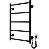  Kupatilski rebrasti radijator CLASSIC 65W/230V 66x42 cm nerđajući čelik/crna desna Cene