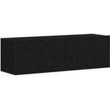  Set TV komoda Zidne 4 pcs Crni hrast 130,5 x 30 x 140 cm | Eponuda.com
