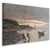  Slika - Claude Monet – Hauling a Boat Ashore Honfleur 120x80 Na talijanskom platnu | shoptok.hr
