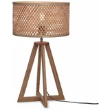 Good&Mojo Namizna svetilka v naravni barvi z bambusovim senčnikom (višina 53 cm) Java –