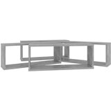  Kockaste zidne police 4 kom boja betona 60 x 15 x 23 cm iverica | shoptok.hr