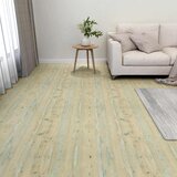  Podne daske 5,11 m² 55 pcs PVC Bjela i svjetlosmeđa | shoptok.hr