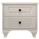Hanah home Noćni ormarić Rb-118, 45x45x40 cm, Bijela | Eponuda.ba