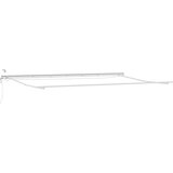  Skrovita tenda S LED lampica Narančasta i smeđa 600 × 350 cm | shoptok.hr