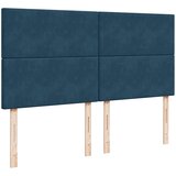  s oprugama i madracem tamnoplavi 180x200 cm baršunasti | shoptok.hr