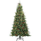  Umetno Zložljivo Božično Drevo Zelena 240 cm PE in PVC, (5000066194) | Shoptok.si