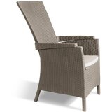 Allibert Nastavljiv vrtni stol Vermont kapučino barve 238449 | Shoptok.si