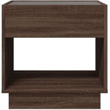 vidaXL Stolić s beskonačnim LED svjetlima boja hrasta 50x50x50 cm | shoptok.hr