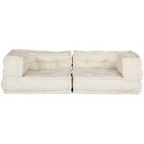  Modularna sofa s 2 sjedišta Krem 140x70x36 Tkanina | shoptok.hr