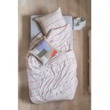 Mette Ditmer Denmark Crvena/bež posteljina za krevet za jednu osobu od pamučnog satena 140x200 cm Align – | shoptok.hr