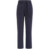 WE Fashion Hlače temno modra / bela | Shoptok.si