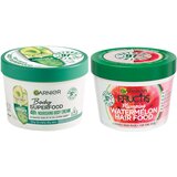 Garnier body superfood krema za telo avocado 380ml + fructis hair food maska za kosu watermelon 390ml Cene