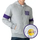 muška Los Angeles Lakers zip majica sa kapuljačom