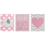 Premier Housewares Dječje slike u setu 3 kom 16x20 cm Dream Big – | shoptok.hr
