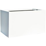 URBAN GARDEN Žardinjera Cubo 80 cm bela Cene