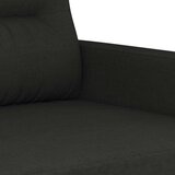  3-dijelni set sofa s jastucima crni od tkanine | shoptok.hr