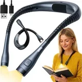 LED svjetiljka za čitanje oko vrata, punjiva USB-C