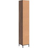 vidaXL Visoka kopalniška omara z vrati Rjavi hrast 31.5 x 33 x 190 cm, (5000064358) | Shoptok.si