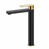  Baterija za lavabo visoka COPEN NOOK mat crna / brušeno zlato | ePonuda.com